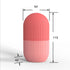 XHJRI Ice Cube Roller Massager for Face, Eyes and Neck, Reusable Silicone Ice Mold for Skin Care (Pink)