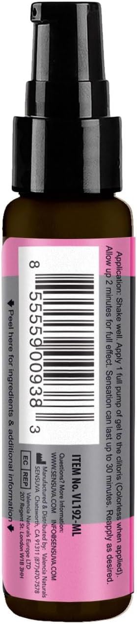 Sensuva On Arousal Gel for Her - Original Flavor Stimulating Gel