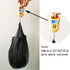 Small Black Trash Bags, 4 Gallon Thicken Value Trash Bag with Handle, 100 Counts for Bathroom Bedroom Office Kitchen