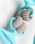 Round Blue Manual Neck Massager for Neck and Spine Relief