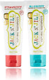 Jack N' Jill Tickle Tooth Toddler Toothbrush & Toothpaste Set, Organic Fruit Flavor for Tiny Teeth
