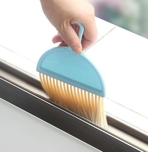 Small Broom and Dustpan Set, Mini Clean Brush with Dust Pan for Desktop, Cute Hand Broom Set (3PCS)