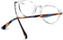 DOOViC Italy Design Fashion Reading Glasses for Men Women, Stylish Clear Frames with Case +1.50 Strength