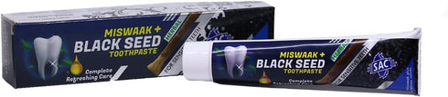 Pure Natural Blackseed Toothpaste, Herbal Oral Care, Natural Teeth Whitening, Fluoride-Free Formula, 125gm
