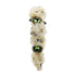 Luxury Handmade Crystal Stone Pearl Flower Headbands Hair Accessories Women Wed Party Hairband Hair Band Ladies Headwear (white)
