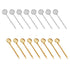 Jewelry Tray Bobby Pin 40PCS DIY Round Hair Clips No-Metal Snap for Accessories (Mixed Coloring)