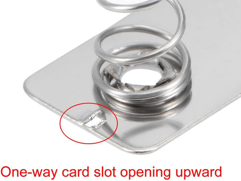 uxcell 20 Pcs AA Battery Positive to Negative Conversion Spring Contact Nickeling Plate, 24mm x 11mm