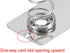 uxcell 20 Pcs AA Battery Positive to Negative Conversion Spring Contact Nickeling Plate, 24mm x 11mm