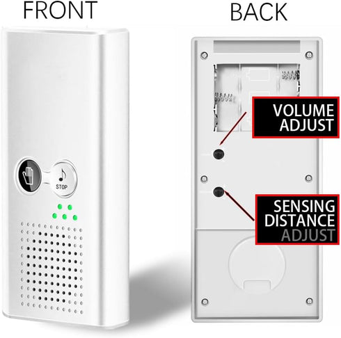 KiaoTime Bathroom White Noise Machine for Privacy - Bathroom Noise Blocker - Toilet Restroom Sound Machine of Running