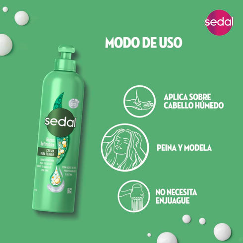 Sedal Rizos Definidos Styling Cream, 300 ml