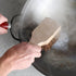 Soro Essentials 8 - Wok Pot Brush with Palmyra Bristles and Wooden Handle- Wok Brush Kitchen Cleaning Brush Pot Scraper