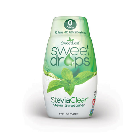SweetLeaf Sweet Drops Liquid Stevia Sweetener - SteviaClear, 1.7 Ounce (SD-CLR)