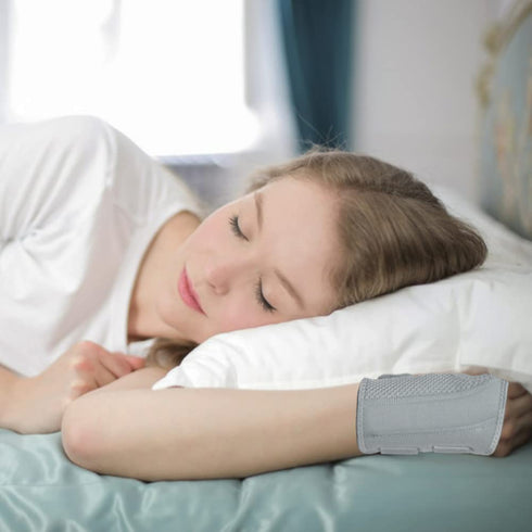 HYCOPROT Wrist Brace Night Sleep Support Splint with Adjustable Straps for Wrist Pain Relief, Carpal Tunnel, Arthritis