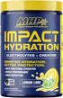 MHP Impact Hydration Electrolyte Creatine Sports Drink Mix, Lemon Lime, 30 servings, No Artificial Sweeteners