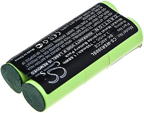 Estry 2.4V BK-4MCCE Battery Replacement for WATERPIK Sensonic Plus SR-3000 Sonic Toothbrush, Requires Soldering