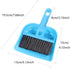 TopHomer Set Counter Mini Broom and Dustpan Compact Cleaning Kit Nesting Snap-On Design Saving Space for Pet Cages