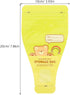 HAMPPLIES 120pcs Disposable Formula Bags with Funnel Leakproof Design and Marker Pen for Travel Feeding and Milk Powder