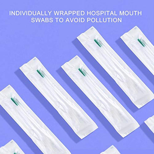Disposable ICU Suction Toothbrush, Sputum Suction Sponge Swab - 20 Pcs