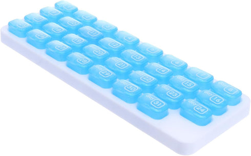 Travel Pill Container Organizer Weekly Monthly Pill Box for Home The Go