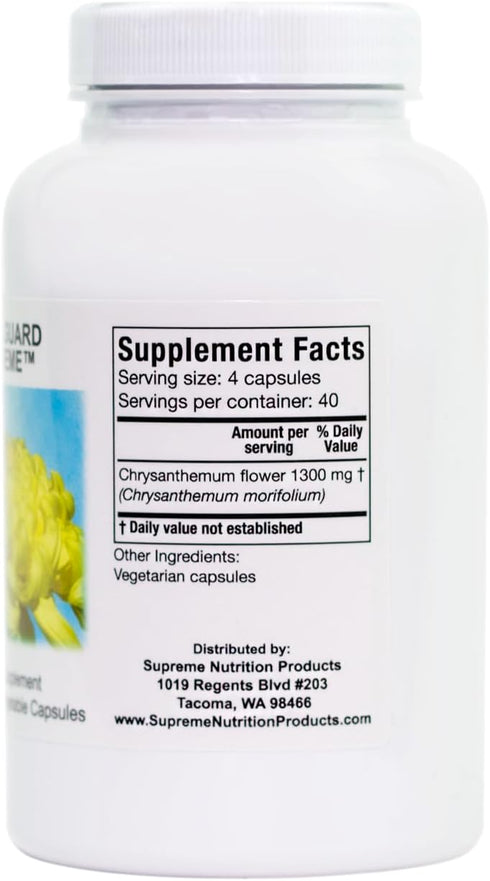 Vital Guard by Supreme Nutrition, 160 Pure Chrysanthemum Vegetarian Capsules