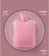 ORTOLY 1200ml FLOUGE Hot Water Bottle with Animal Pattern Cover Hot Water Bag Small Hot and Cold Bottle for Menstrual