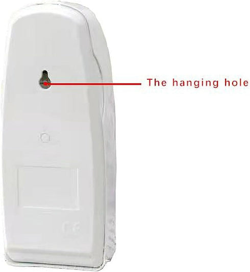 Automatic Air Freshener Dispenser, White | Wall Mounted or Free Standing Adjustable Fragrance Aerosol Spray 300mL