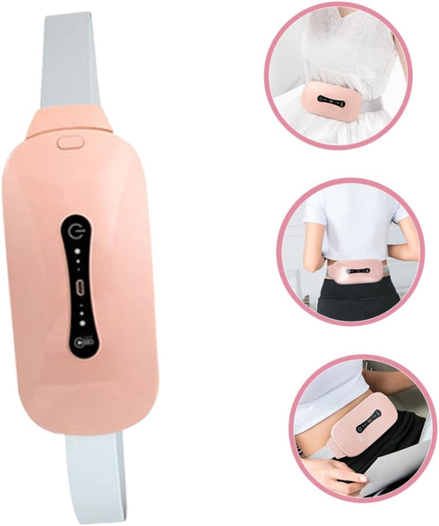 HEATSHAKING Menstrual Heating Pad for Cramps Lumbar Support Belt Rapid Heat Generation Portable Design for Stomach