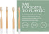 Kids Bamboo Toothbrush, 4 Pack