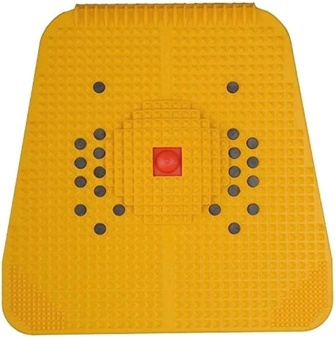 Acupressure Power Mat with Magnets & Pyramids for Pain Relief - Useful for Heel, Knee, Leg Pain, Sciatica, Cramps,