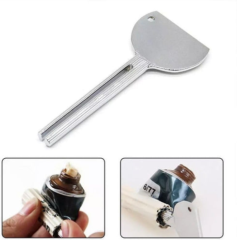 Yopolaz 2 Pack 2) Tube Squeezer - Stainless Steel Toothpaste Squeezer -Metal Manual Dispenser Hand Cream Tube Key