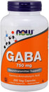 Now GABA 750 mg, 200 Veg Capsules