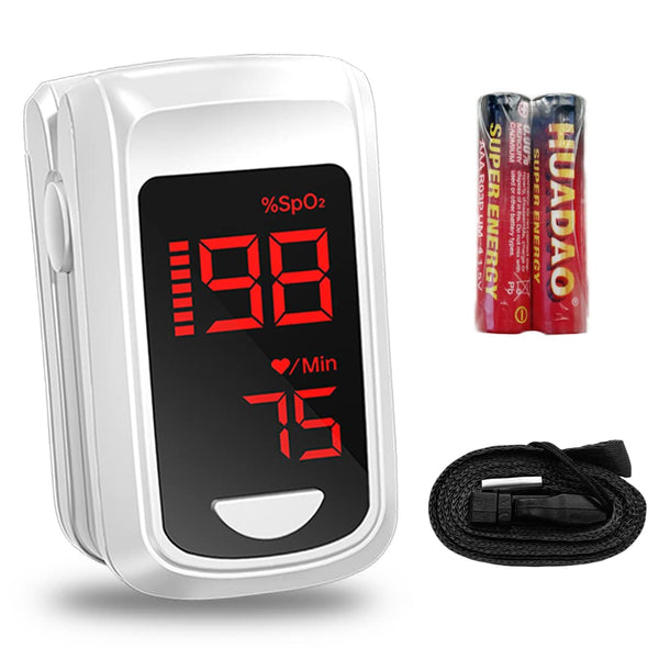 Bluetooth Fingertip Pulse Oximeter - HOLFENRY Blood Oxygen Saturation Monitor for Heart Rate & Oxygen Saturation