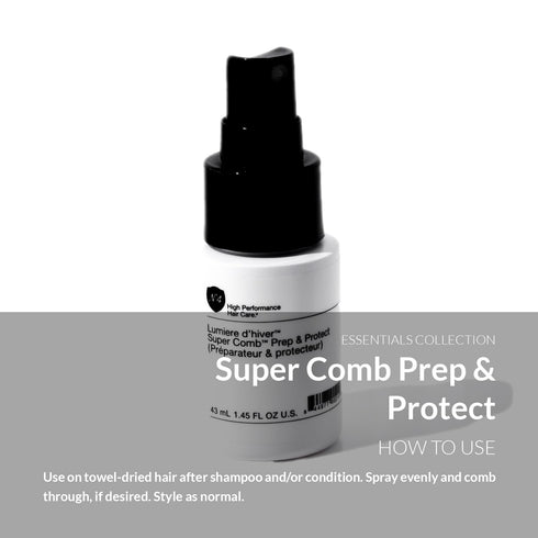 Number 4 Super Comb & Protect Mini Leave In Conditioner Spray, 1.45 oz Heat Protectant for Hair