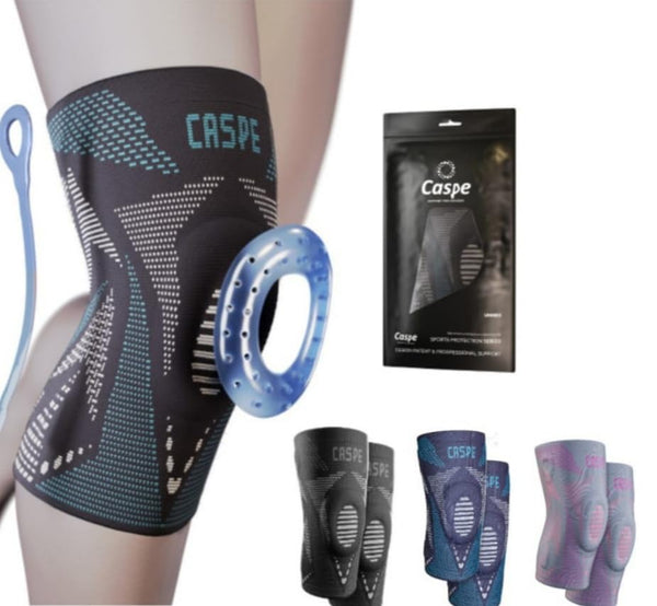 2 Pack Compression Knee Sleeve for Men & Women - Knee Support with Patella Gel Pad & Side Stabilizer, X-Large Blue