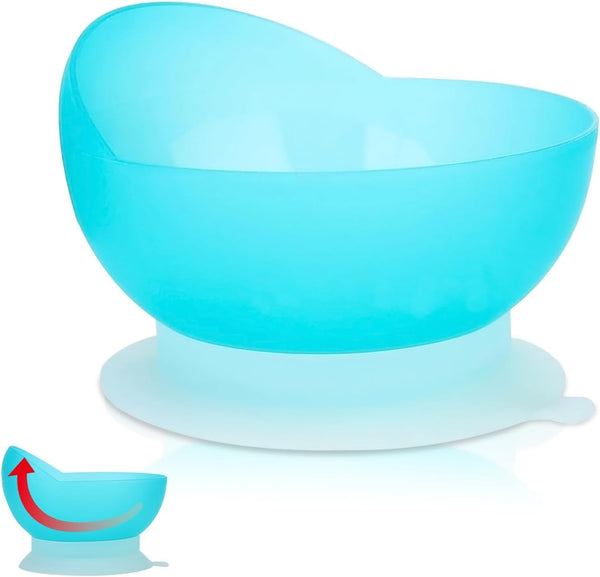 Scooper Bowl with Suction Cup Base, Anti Spill Adaptive Tableware Utensils Disability