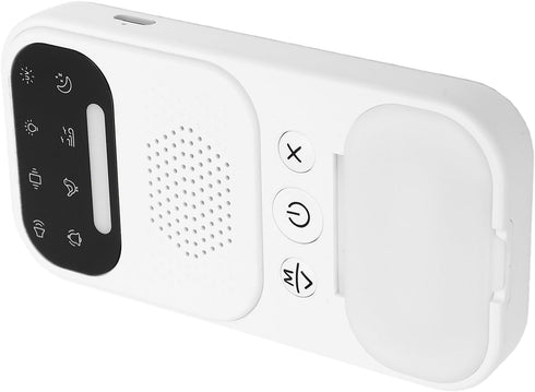 Pomya Baby Sound Machine for Sleep with White Noise, Smart Wake Up Alarm, Night Light & Bluetooth | Portable Sleep Aid