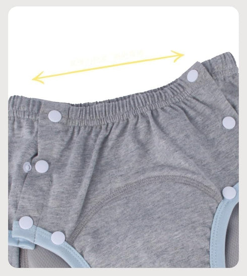 LEEMOOCARE Cotton Incontinence Pants for Adults: Washable, Breathable, Adjustable Leak-Proof Underwear for Elderly