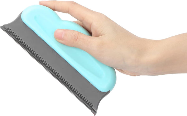 Silicone Cleaning Brush, Multifunctional Pet Hair Removal Brush for Clothes, Sheets, Carpets, Sofas (Blue)