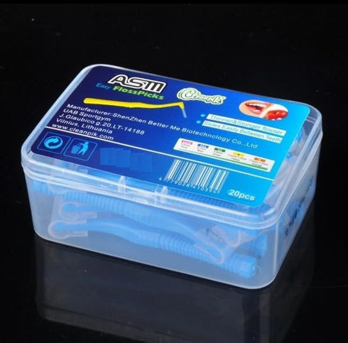 Interdental Angled Brush, Blue, 20 Each (Pack of 2)