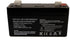 Raion Power 6V 6 1.3Ah F1 0.187" Volt Sealed Lead Acid (SLA/AGM) Rechargeable Battery - Faston - Maintenance-Free