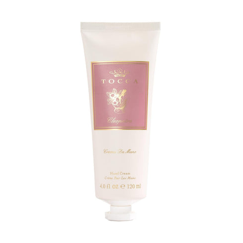 Tocca Cleopatra Hand Cream, 4 oz - Moisturizing, Quick Absorbing - Grapefruit, Jasmine, Vanilla Musk