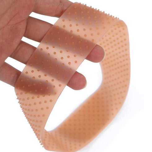 No-Slip Wig Grip Band, Transparent Silicone Adjustable Hair Band for Women, Extra Hold (2 Pack Brown)