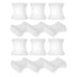 WY LIGHTING LEVEL 12Pcs Hammertoe (6L) Bunion Corrector Gel Toe Separators Soft Toe Spacers Overlapping Toes Pads Gel