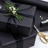 RUSPEPA Black Kraft Paper Roll - 18 inches x 100 feet - Recyclable Paper for Crafts, Art, Wrapping, Packing