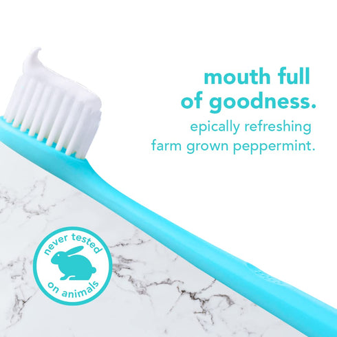 Hello Antiplaque Whitening Toothpaste & Antigingivitis Mouthwash, Fluoride Free, Vegan, 4.7 oz & 16 oz