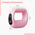 Machify 5 Tissue Heated O-Shaped Massager, Mini Vibration Options, Modes for Neck and Shoulder Relief, Travel-Friendly