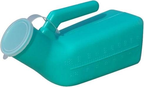 YUMSUM Thick Firm Male Urinal, 32oz./1000mL, Green, 2 Pack