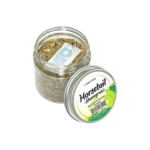 Well's Herb Dried Horsetail | 0.5 oz. | 100% Natural Herbal Ingredient for DIY Beauty Essential