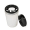 Nail Art Brush Cleaner Cup - 1 Piece Holder Remover for UV Gel Pen Polish with Multiple Size Slots, Black Lid