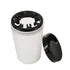 Nail Art Brush Cleaner Cup - 1 Piece Holder Remover for UV Gel Pen Polish with Multiple Size Slots, Black Lid